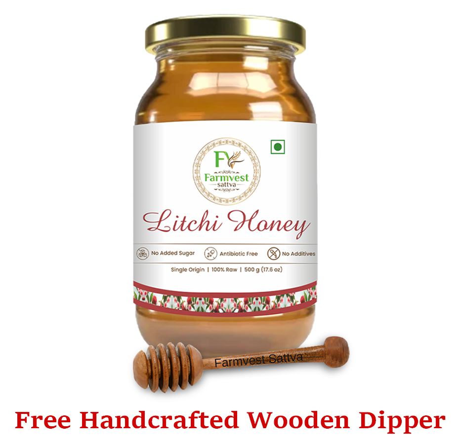 litchi 500gm with dipper