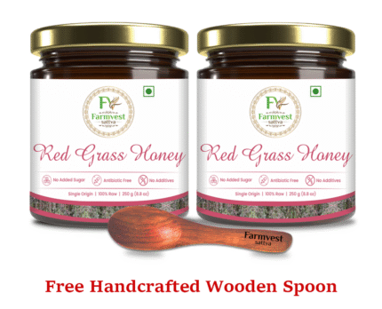 Super Saver Raw Honey Combo | Red Grass & Red Grass (250 Gm Each)